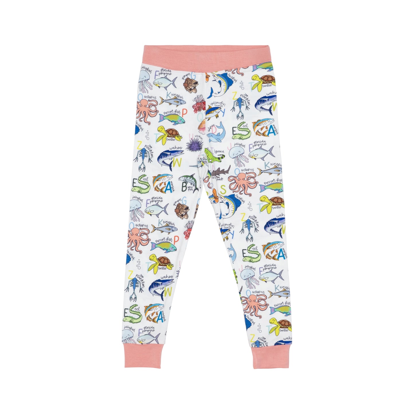 Pink ABC Two-Piece Pajama Set