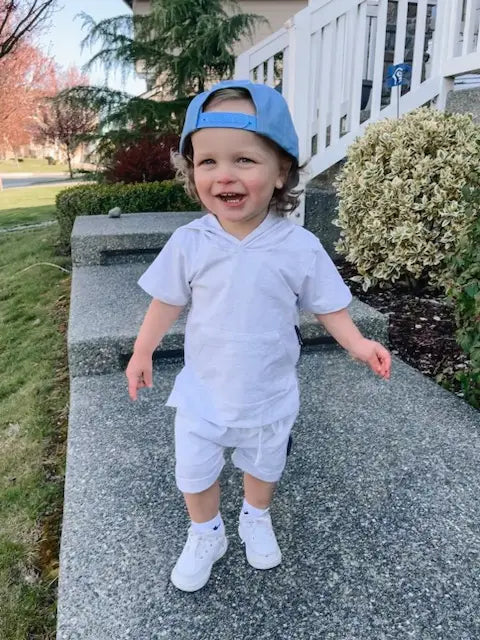 Gray Summer Short Set