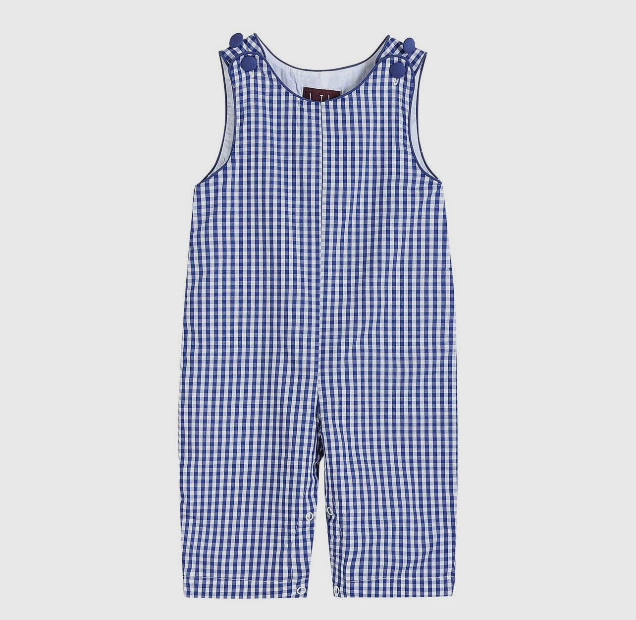 Gingham Overalls