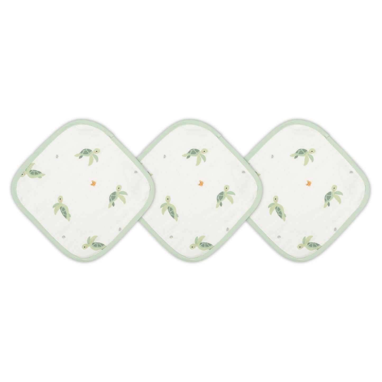 Turtle Washcloth Set