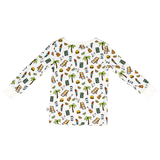 KeysBurger Two-Piece Pajama Set