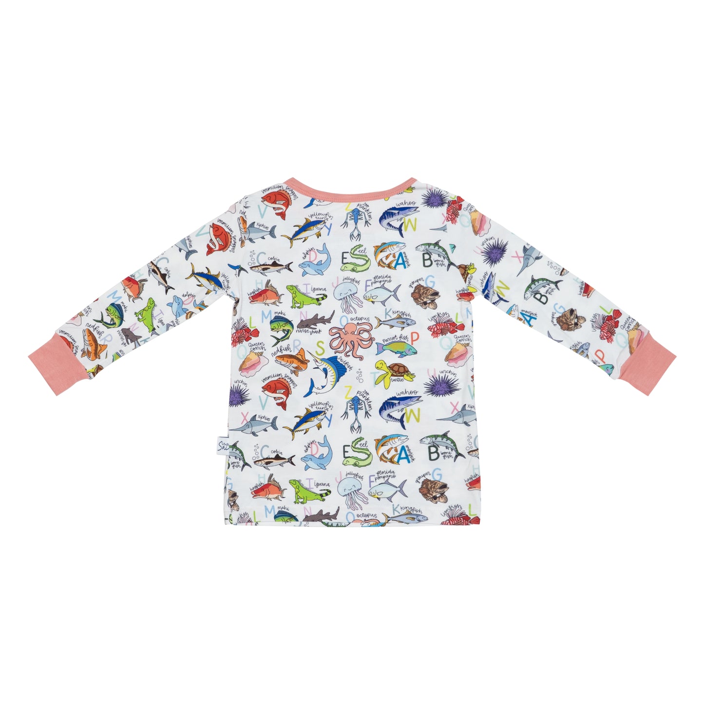 Pink ABC Two-Piece Pajama Set
