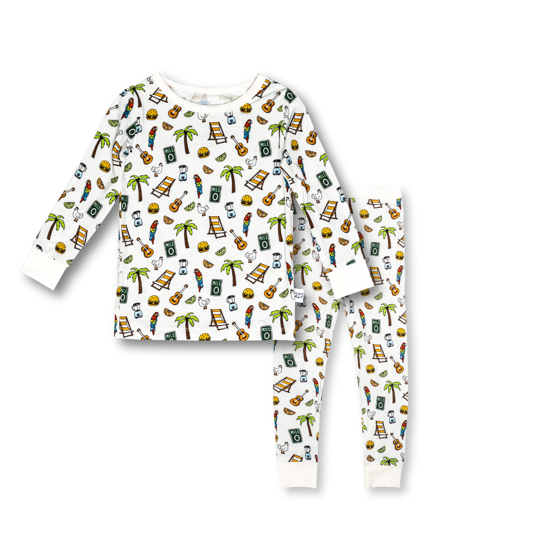 KeysBurger Two-Piece Pajama Set