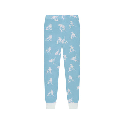 Blue Sailfish Two-Piece Pajama Set