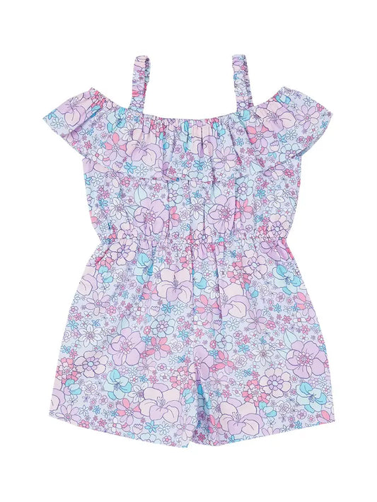 Lavendar Floral Romper