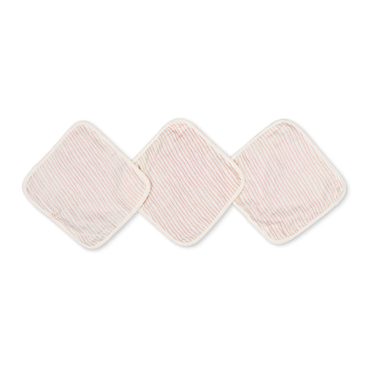 Pink Wave Washcloth Set