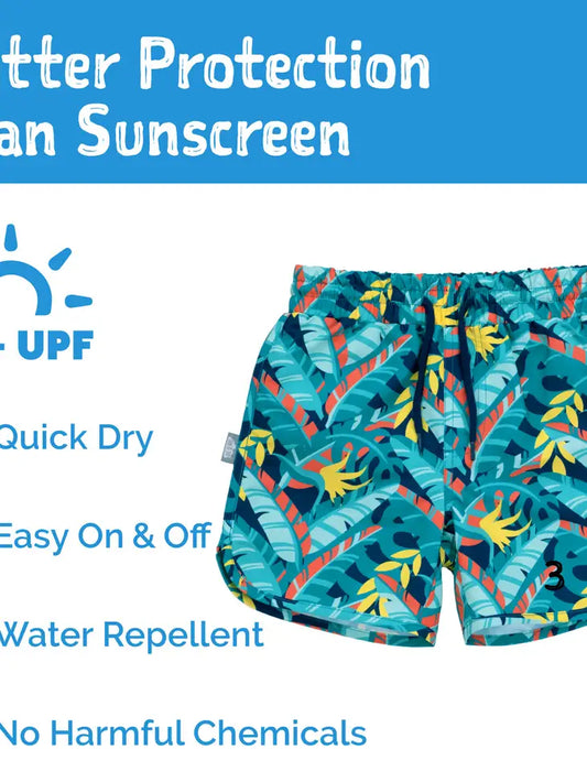 Tropical | UV Swim Shorts