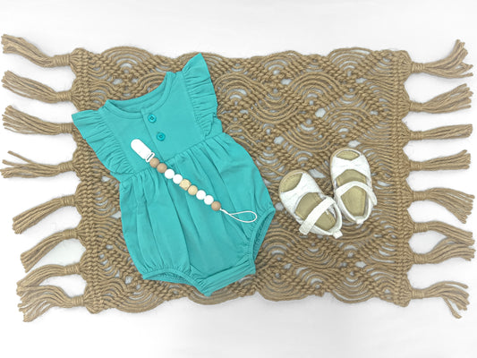 Waterfall Blue Romper